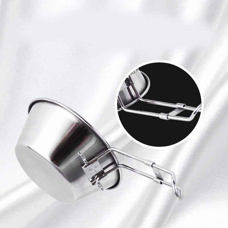 Cup Camping Portable Folding Stainless Steel Bowl
