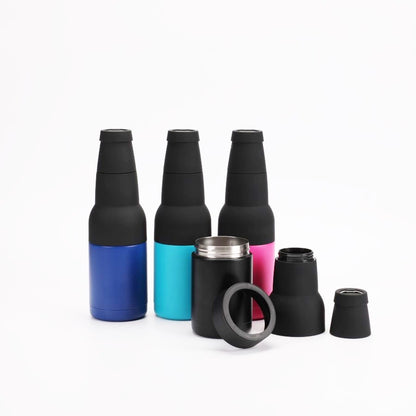 Double-Wall Vacuum Insulated Can and Bottle Koozie: The Ultimate Drink Insulator