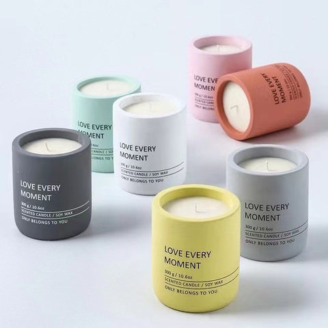 Ceramic Cup Essential Oil Scented Candles