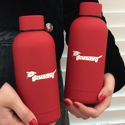 Vibrant Red Tumbler Water Bottle
