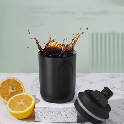 Sleek Black Insulated Travel Mug – 500ml