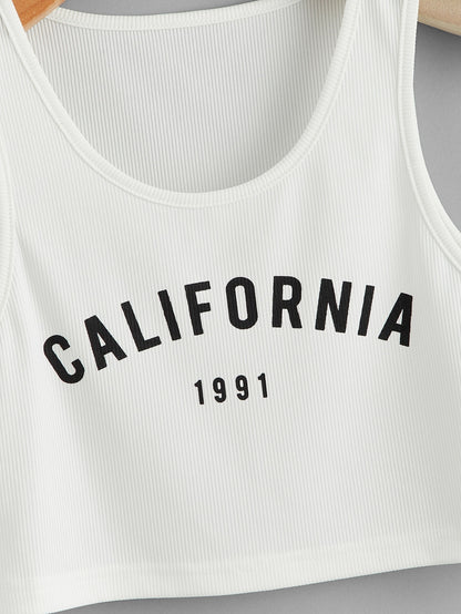 California Vibes Crop Top