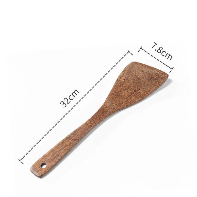Wooden Kitchen Utensils Set Non-Stick Cookware for Soup