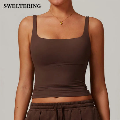 Breathable Crop Top Anti-Sweat Fitness Top