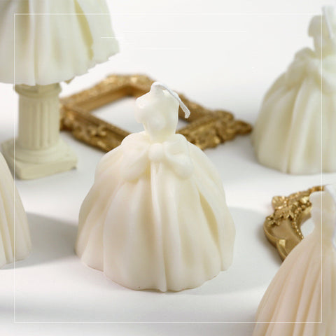 Scented Elegantly Shaped Dress Candle