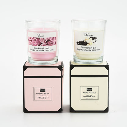 Elegant Scented Candle in Glass Jar