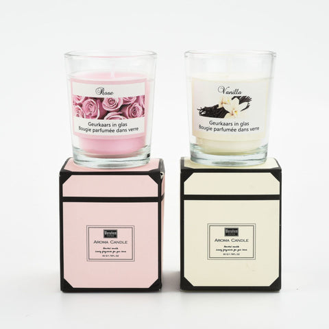 Elegant Scented Candle in Glass Jar