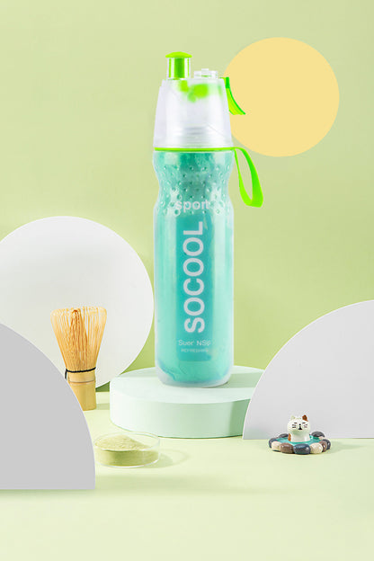 2-in-1 Hydration & Misting Water Bottle