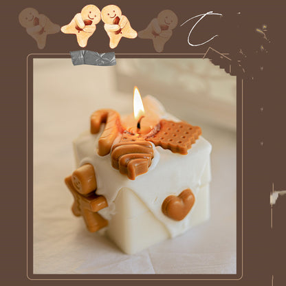 Gingerbread Man Scented Candles