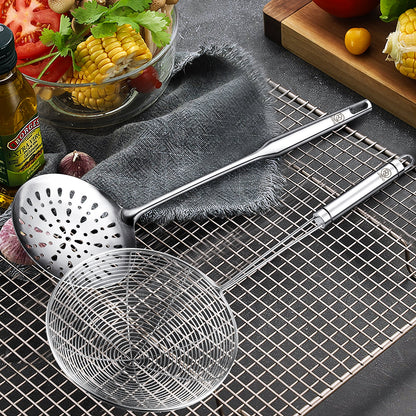 Large Slotted Skimmer , 18/8 (304) Stainless Steel