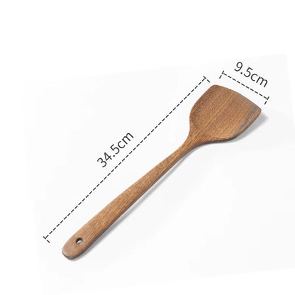 Wooden Kitchen Utensils Set Non-Stick Cookware for Soup