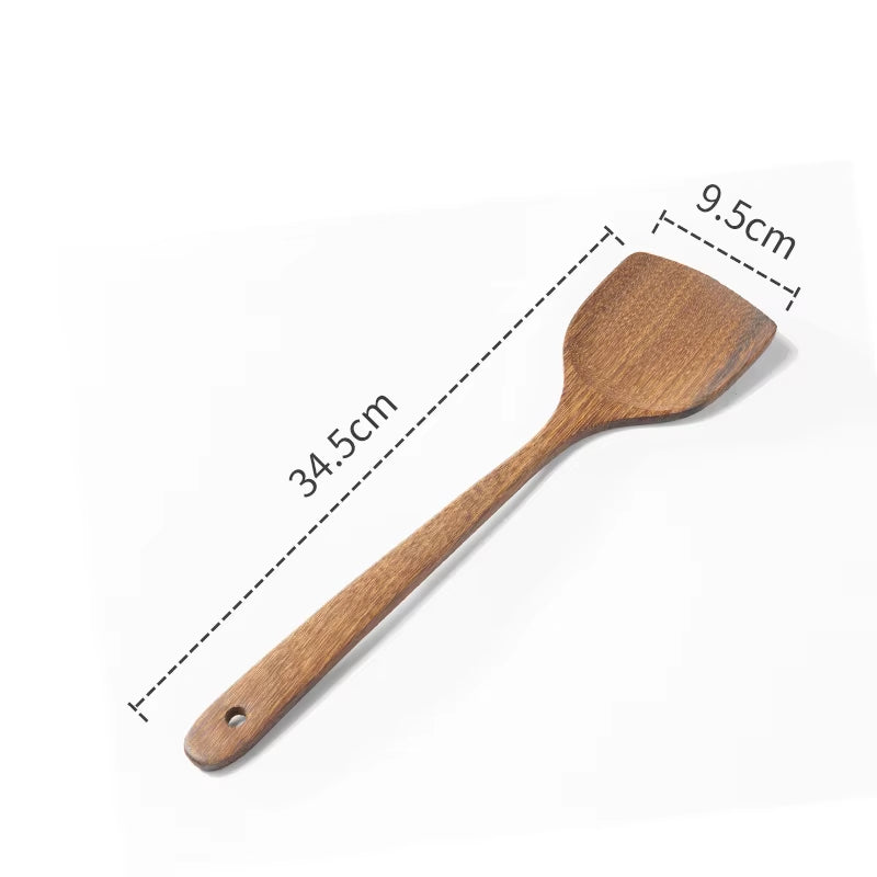 Wooden Kitchen Utensils Set Non-Stick Cookware for Soup