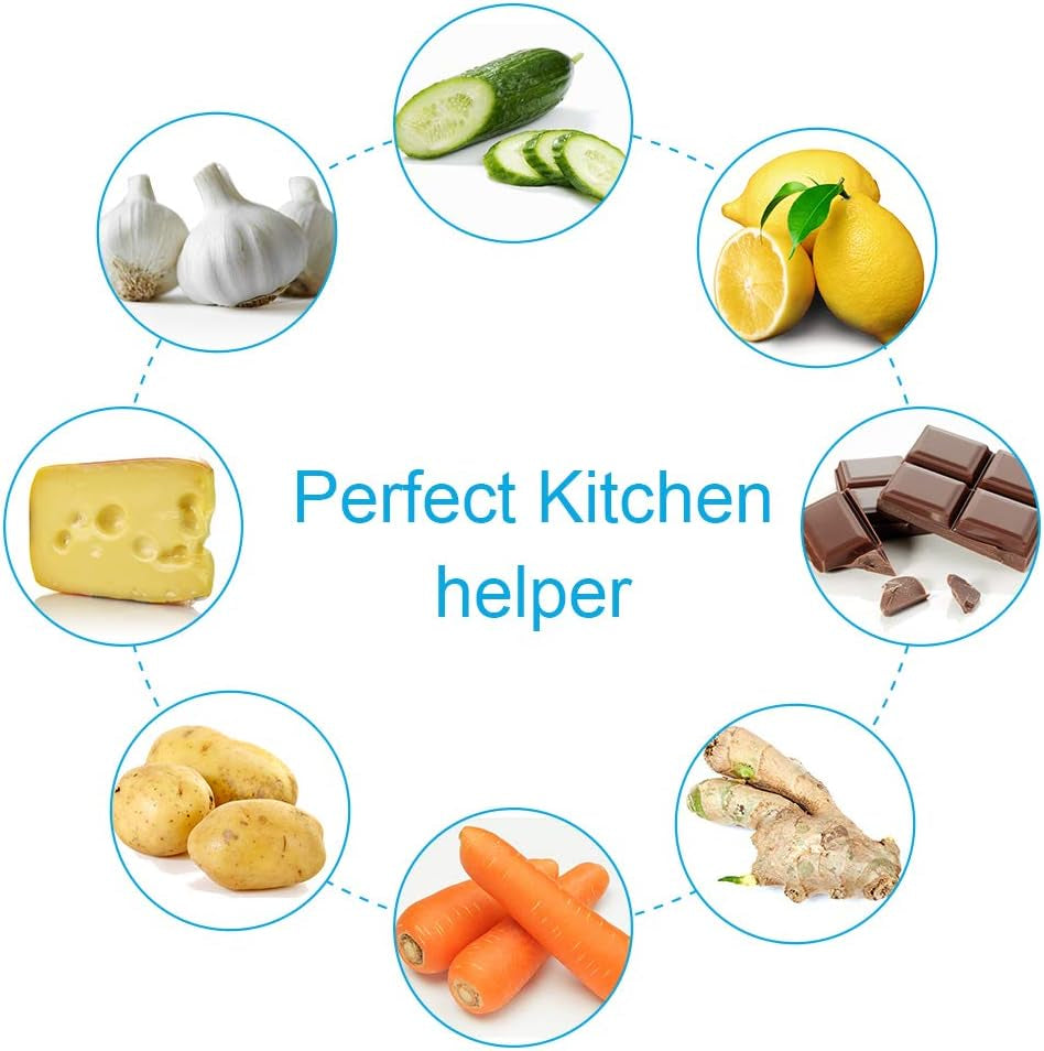Pro Zester Grater, Lemon Zester, Parmesan, Ginger, Garlic, Chocolate, with Razor-Sharp Stainless Steel Blade