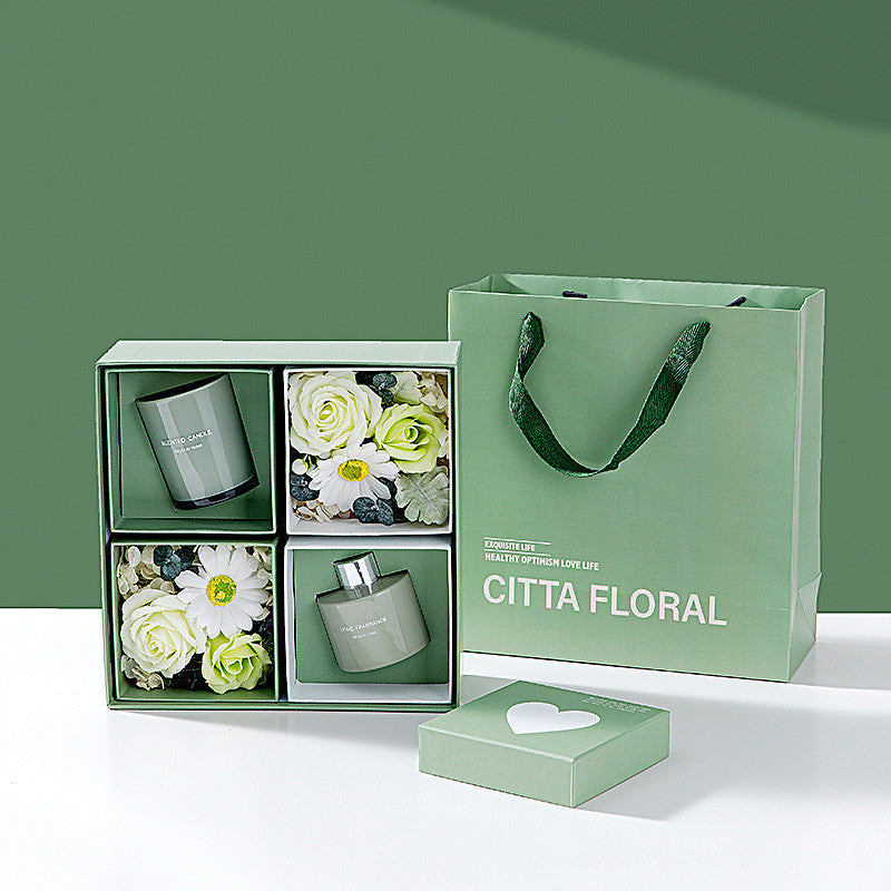Luxury Floral and Candle Gift Box