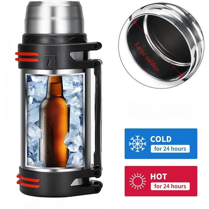 Large Capacity Stainless Steel Thermos Bottle Water