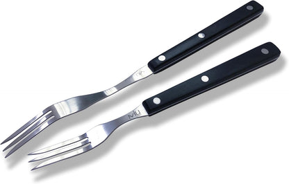 Granny Fork 10" 3-Tine - Pro-Grade Stainless Steel - Heat-Resistant BBQ Meat Fork 