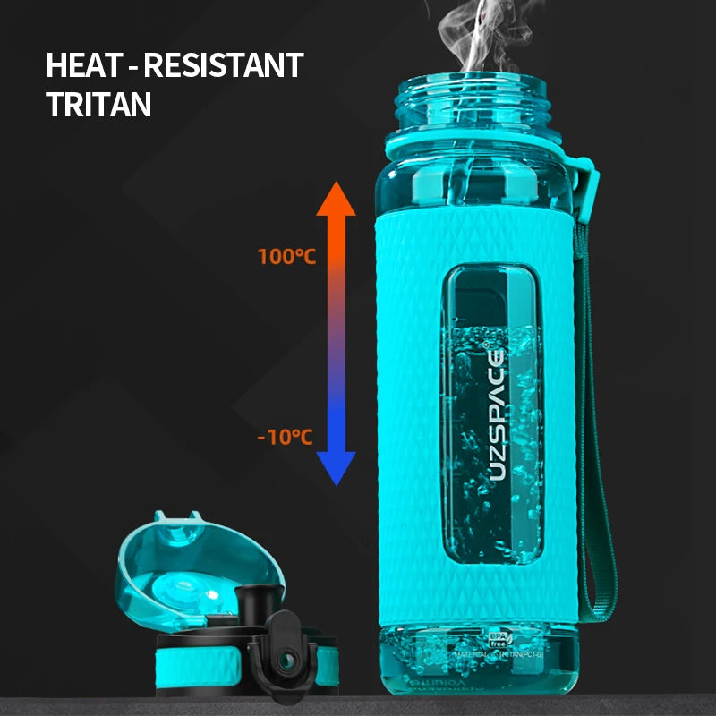 Sport Water Bottles BPA Free Portable Gym Anti-Fall Leak-Proof Large Capacity Fitness Kettle Tritan Plastic Drink Bottle