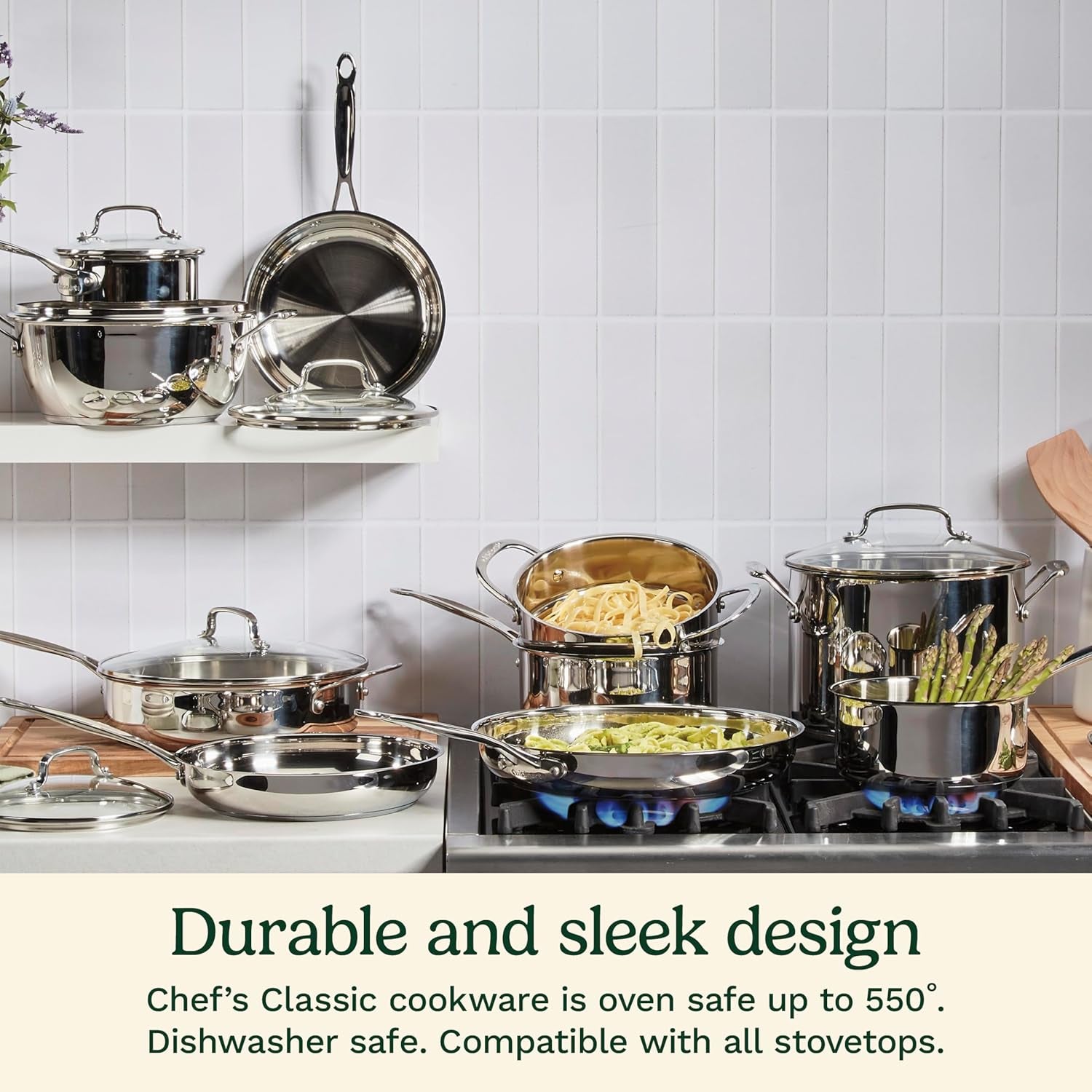 8-Inch Stainless Steel Open Skillet
