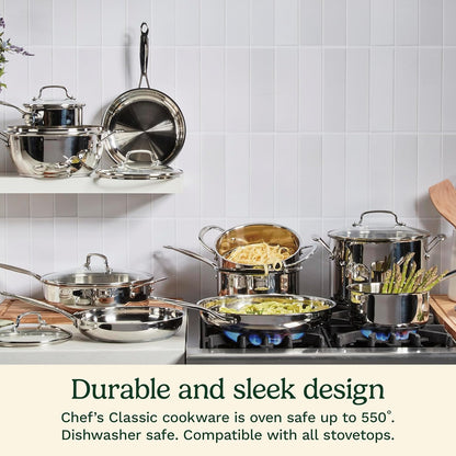 8-Inch Stainless Steel Open Skillet