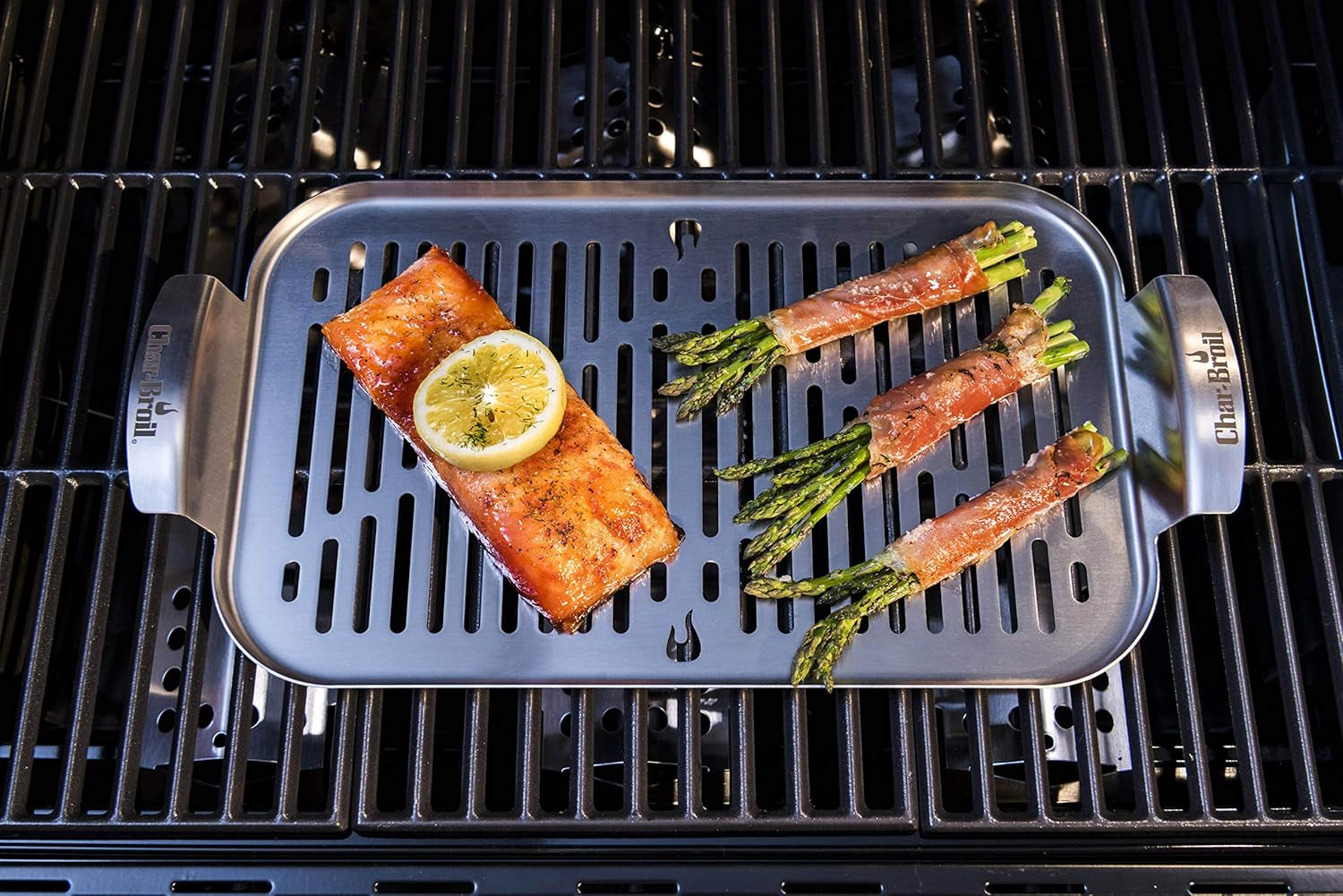 8.44L x 14.01W Stainless Steel Grill plus Topper