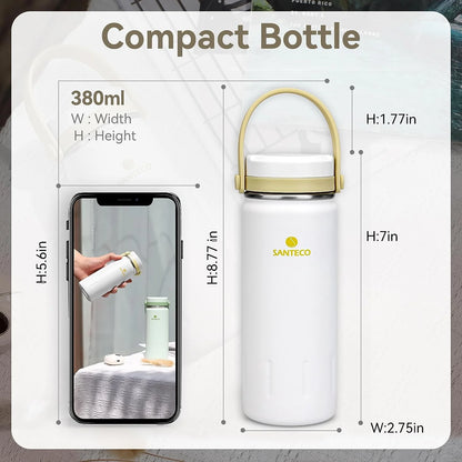 Stainless Steel Koya Water Bottle 13 Fl Oz, White
