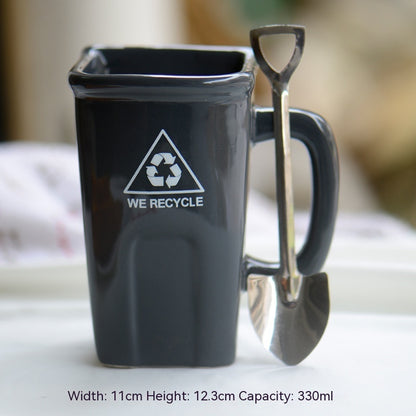 Novelty Recycle Bin Mug: A Fun and Eco-Conscious Way to Sip!