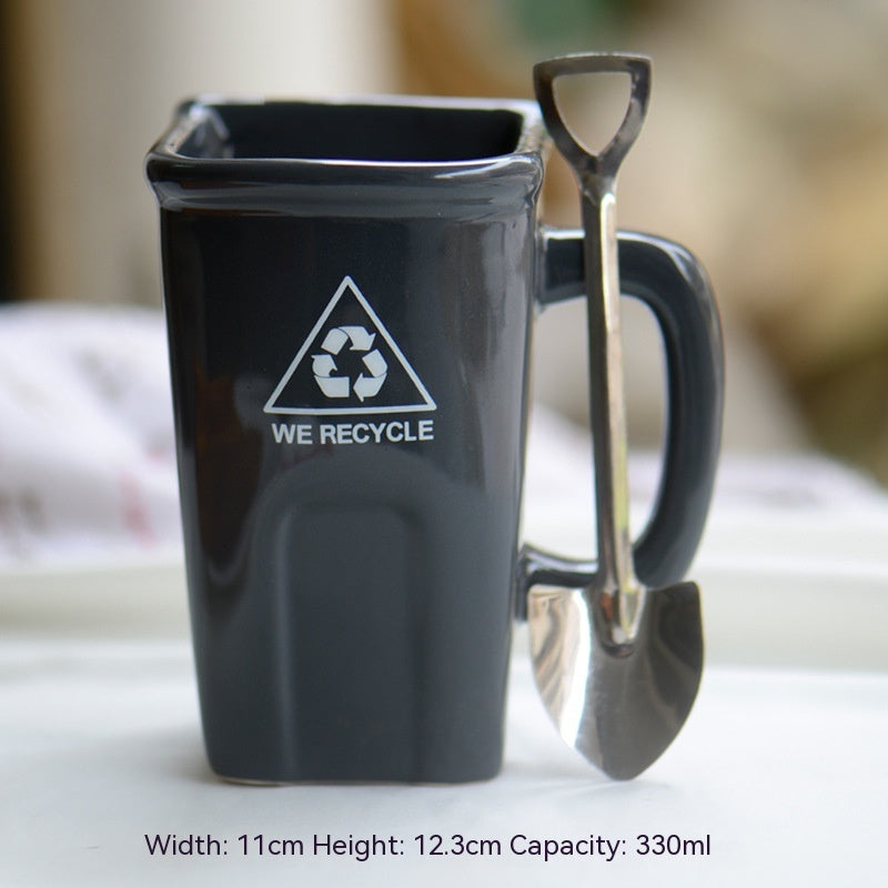 Novelty Recycle Bin Mug: A Fun and Eco-Conscious Way to Sip!