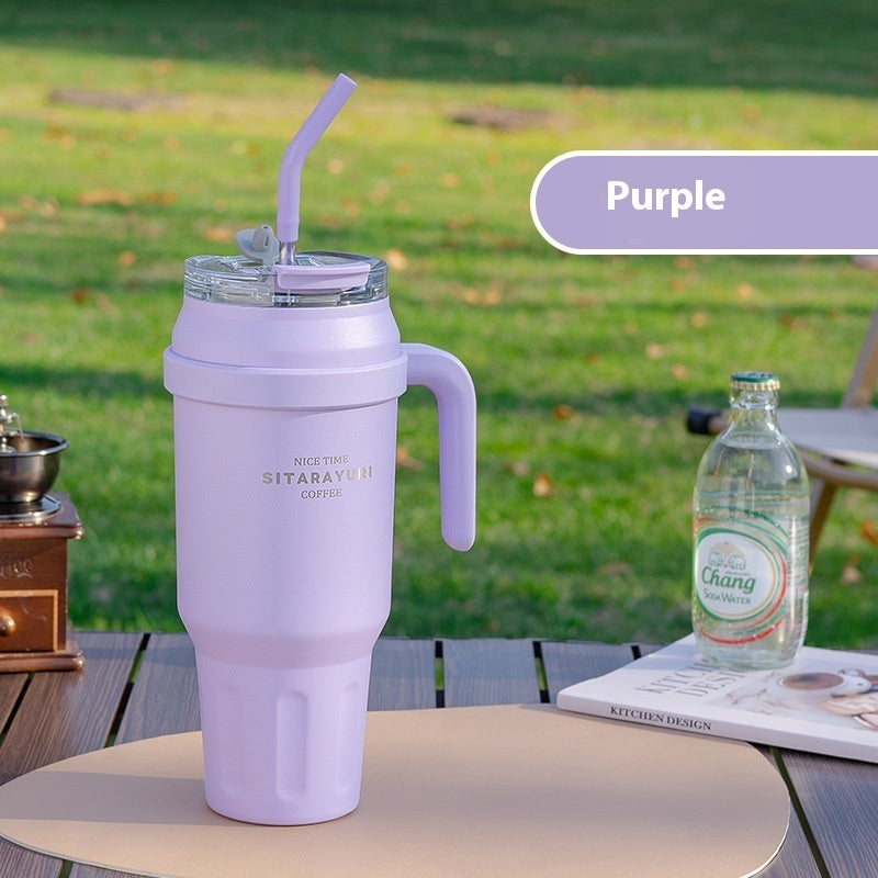 Durable Insulated Tumbler with Handle and Straw: Your Perfect Hydration Partner