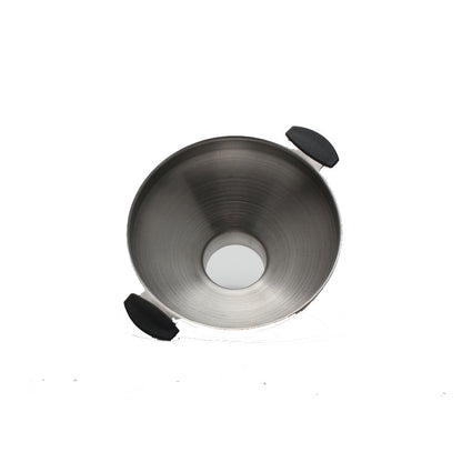 Stainless Steel Wide-mouth Funnel, Small Drain, Filter Hopper