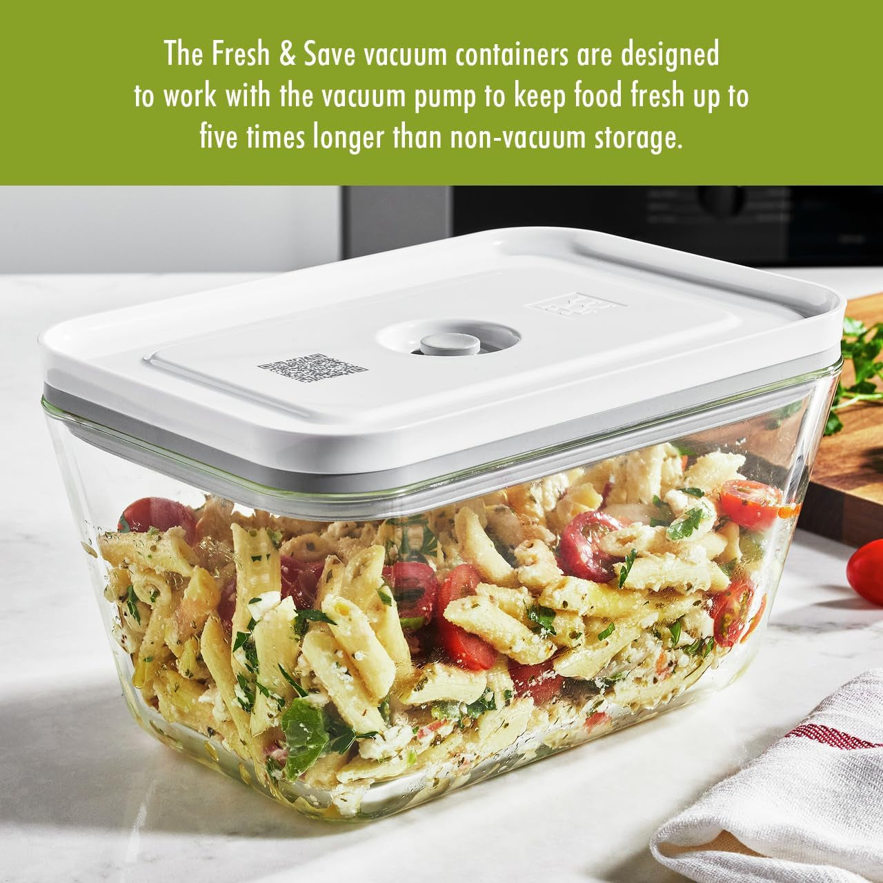 Fresh & Save Large Glass Airtight Food Storage Container – Meal Prep & Food Saver