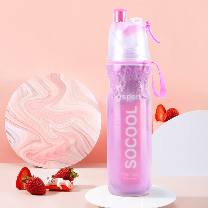 2-in-1 Hydration & Misting Water Bottle
