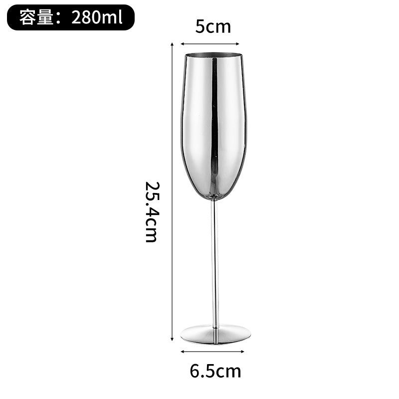 304 Stainless Steel Champagne Glass