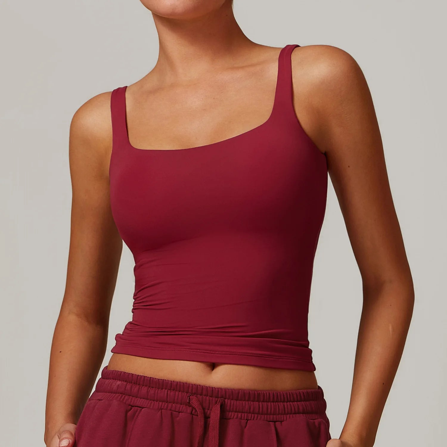 Breathable Crop Top Anti-Sweat Fitness Top