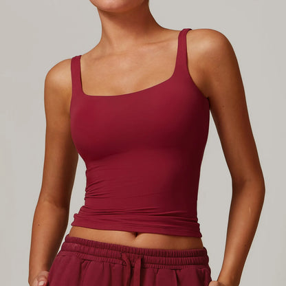 Breathable Crop Top Anti-Sweat Fitness Top