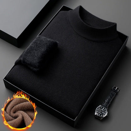 Half - collar Wool Sweater Winter Warm Men - Alpaca House