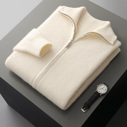 Knitted Cardigan Wool Coat Australian Men - Alpaca House