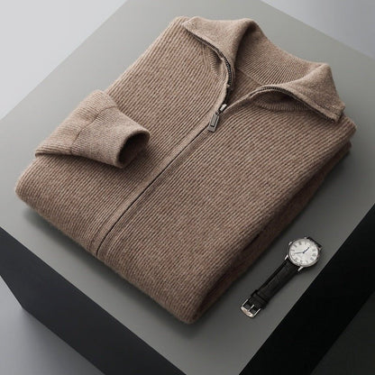 Knitted Cardigan Wool Coat Australian Men - Alpaca House