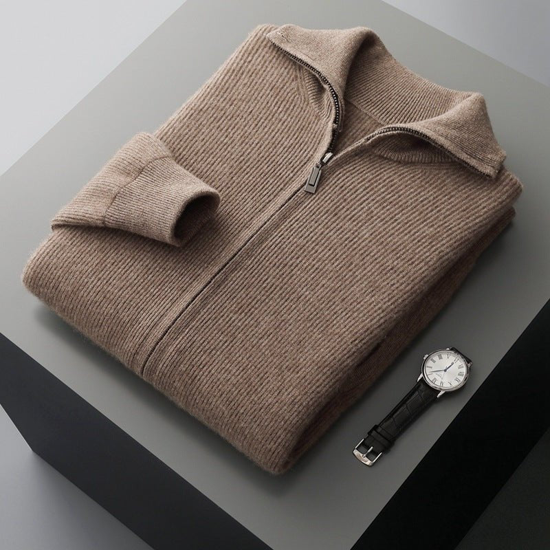 Knitted Cardigan Wool Coat Australian Men - Alpaca House