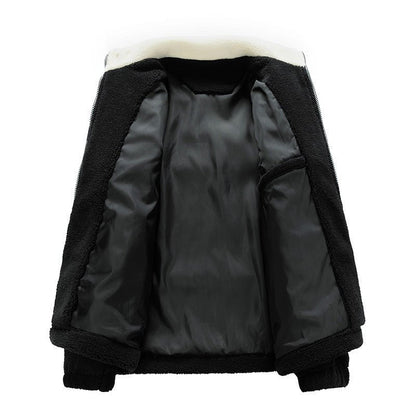 Lamb Wool Polar Fleece Cotton - padded Jacket - Alpaca House