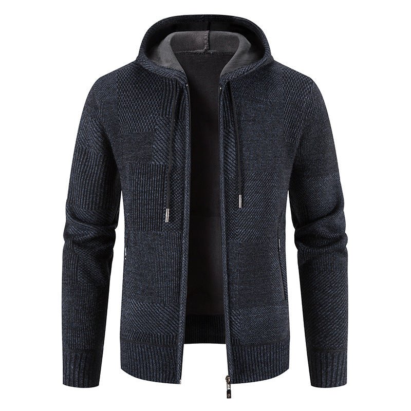 Loose Plus Size Zipper Wool Casual Jacket - Alpaca House