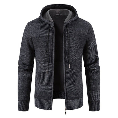 Loose Plus Size Zipper Wool Casual Jacket - Alpaca House