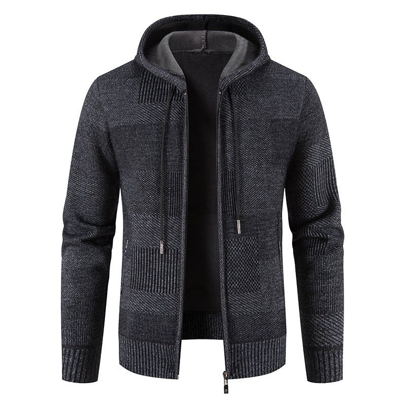 Loose Plus Size Zipper Wool Casual Jacket - Alpaca House