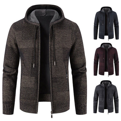 Loose Plus Size Zipper Wool Casual Jacket - Alpaca House