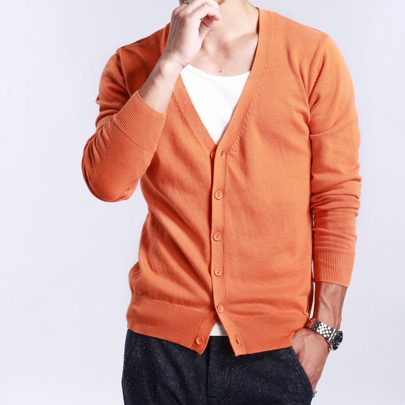 Men's sweater coat cashmere cardigan - Alpaca House