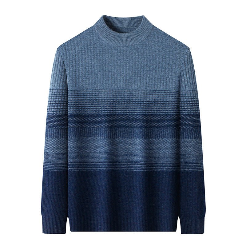 Pure Wool Half Turtleneck Thick Warm Sweater - Alpaca House