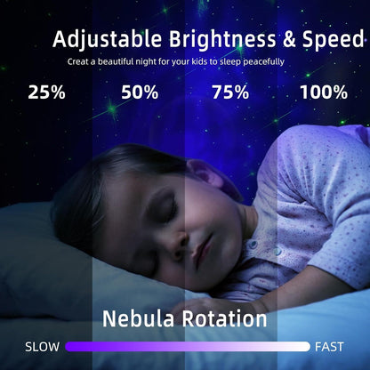 Galaxy Projector Astronaut Night Light with Remote Nebula Star Ceiling Lights