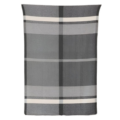 Wool Jacquard Twill Blanket Elegant Warmth for Home and Outdoor Comfort - Alpaca House