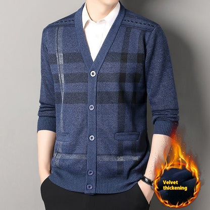 Wool Knit Cardigan Loose Casual - Alpaca House