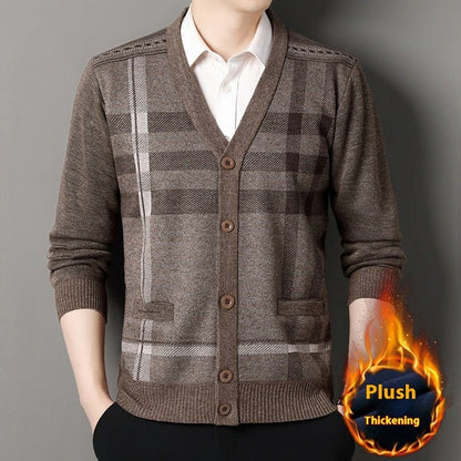 Wool Knit Cardigan Loose Casual - Alpaca House
