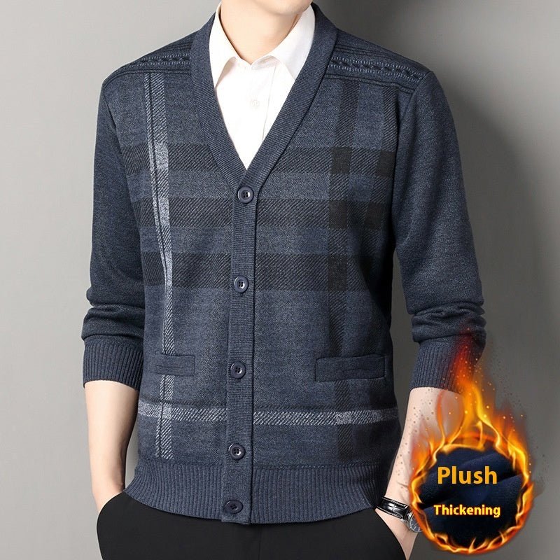 Wool Knit Cardigan Loose Casual - Alpaca House